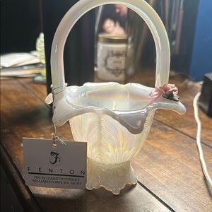 Fenton Cream Accent Vase